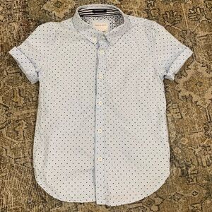 Cactus Boys Polka Dot Short Sleeve Button Down